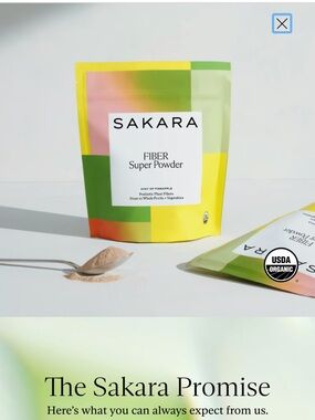 Sakara Fiber Super Powder pack of 3